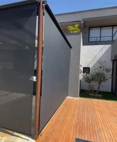 Toldo Cortina Proteção solar e Chuva - Proteção 99% dos Raios UV