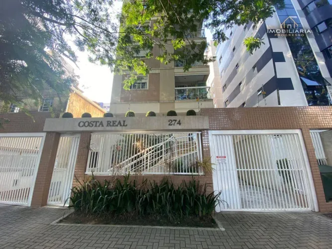 Apartamento com 2 dormitórios para alugar, 83 m² por R$ 4.713,58/mês - Mercês - Curitiba/P