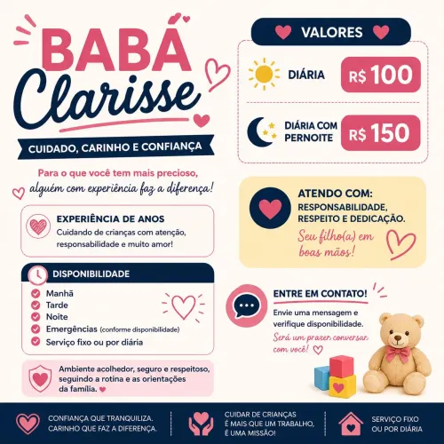 Babá disponível