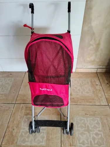 Carrinho de passeio pet para cães e gatos Batiki 