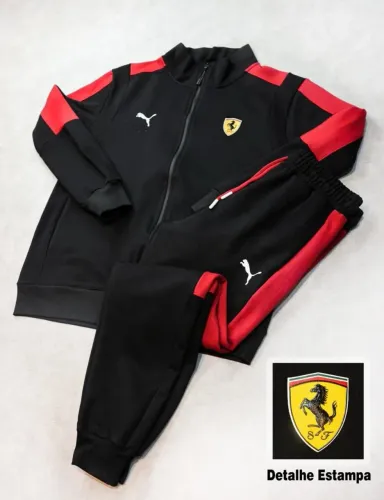 CONJUNTO MOLETOM FERRARI