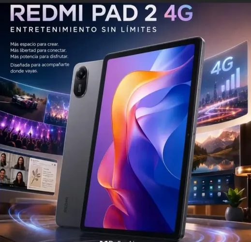 Tablet Redmi pad 2 (4g) 4 ram/128 gb lacrado