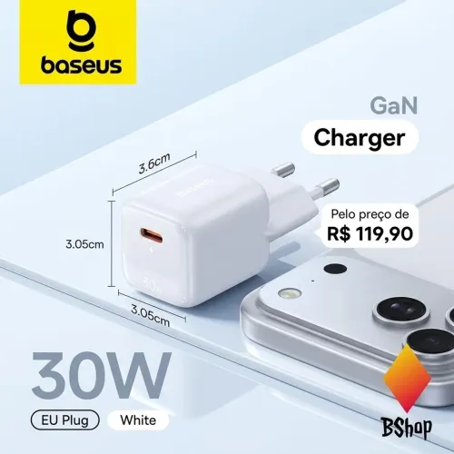 Carregador Baseus 30w