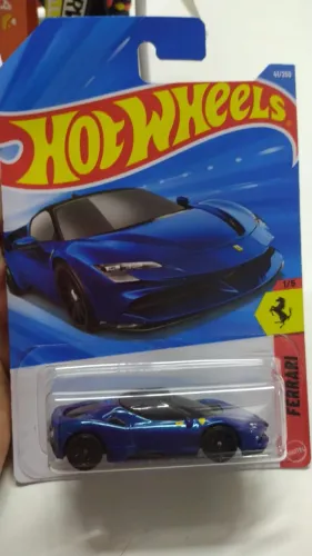 Ferrari sf90 hot Wheels - azul 2026