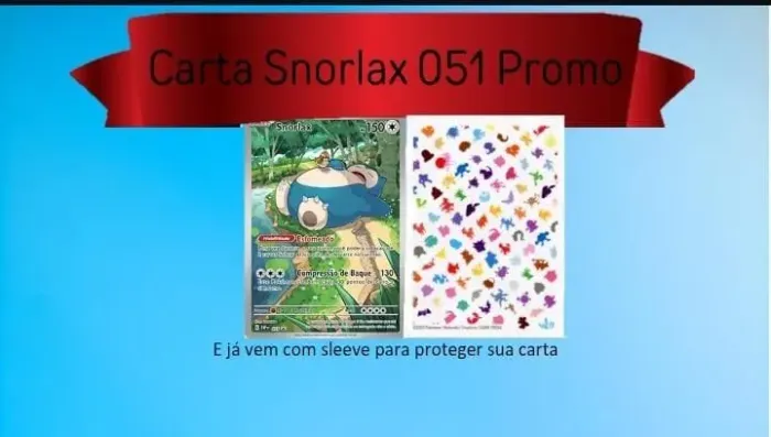 Carta pokémon snorlax full art