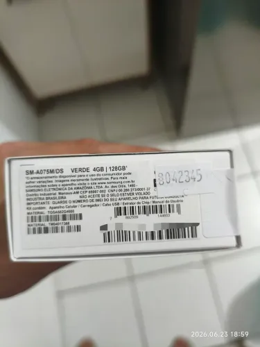 Celular Samsung A07 novo lacrado