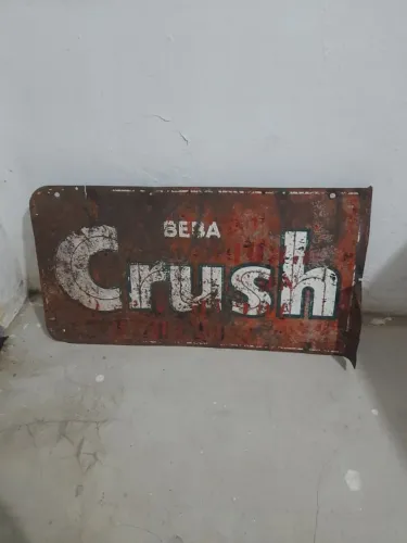 Antiga placa da Crush