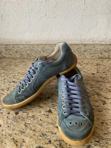 Tênis Osklen Riva Camurça Azul Jeans Original - Tam 40