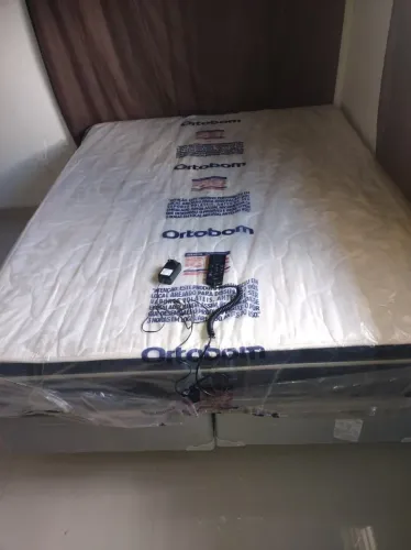Colchão massageador magnético + box (Queen)