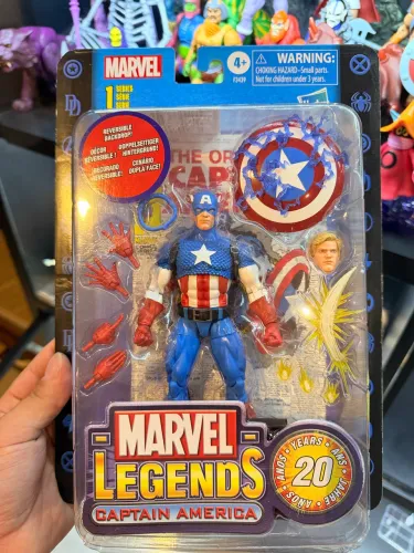 Capitão America 20 anos aniversário marvel legends