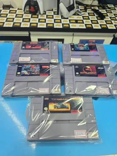 Fita originais de snes