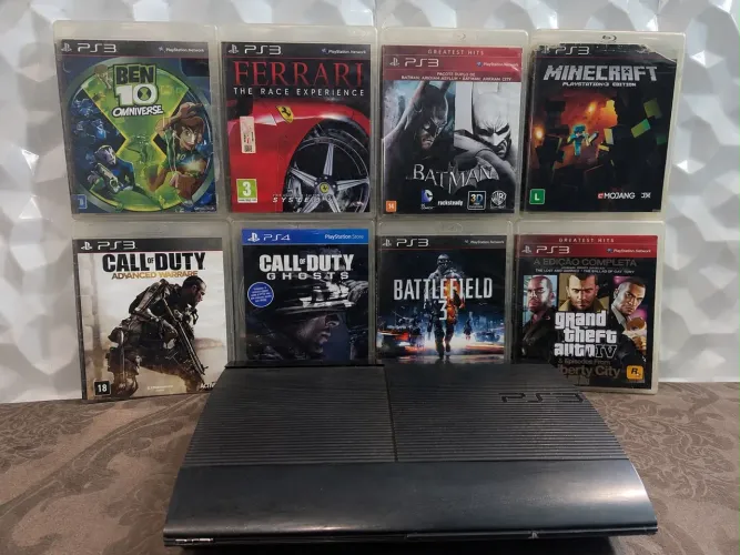 Vendo ps3 super slim desbloqueado aceito ofertas