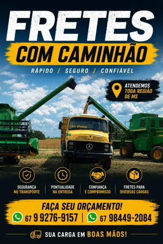 Fretes com caminhão truck grade baixa 