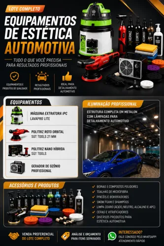 Estética automotiva completa itens 