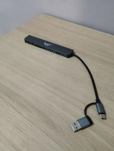 Hub Adaptador USB-C Multiportas.