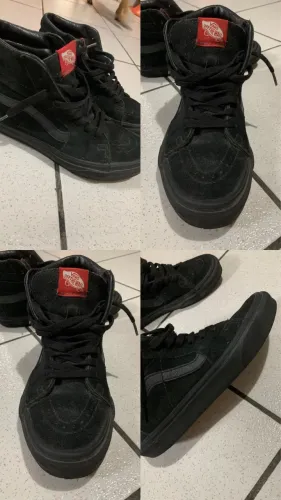TÊNIS ORIGINAL VANS SK8-Hi BLACK BLACK 