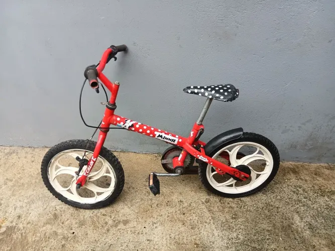 Bicicleta caloi da minnie