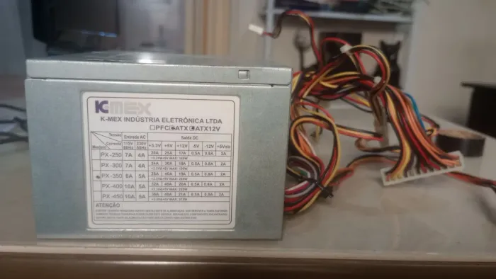 fonte 350w funcionando 