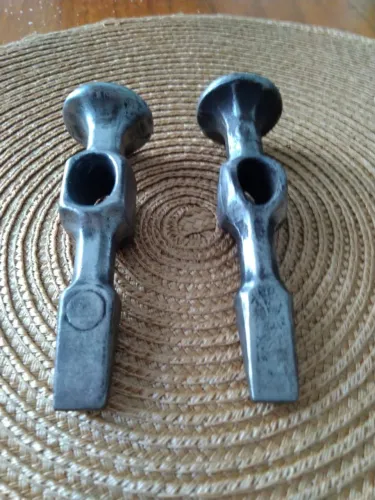 KIT 2 CABEÇAS DE MARTELO PENA RETA ANTIGOS 12CM