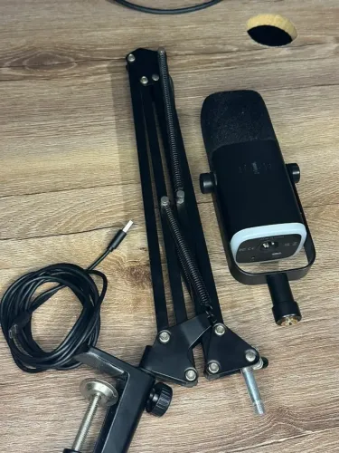 MICROFONE FIFINE + BRAÇO ARTICULADO | COMPLETO