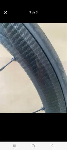 Roda dianteira speed carbono 