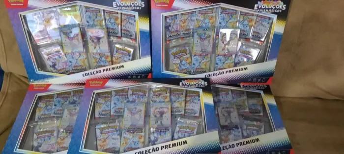 Coleção premium evolução prismatica 7 caixa