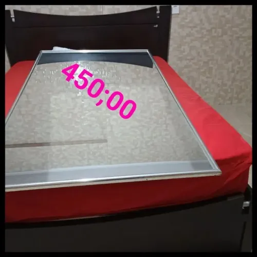 VENDO ESPELHO COM MOLDURA DE ALUMÍNIO - EXCELENTE ESTADO! 450 REAIS