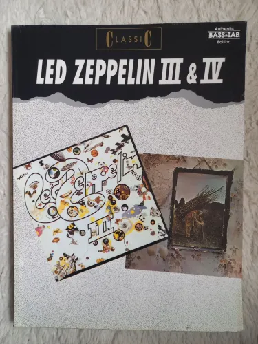 Led Zeppelin Bass Tabs CDs III e IV<br>Ótimo estado.