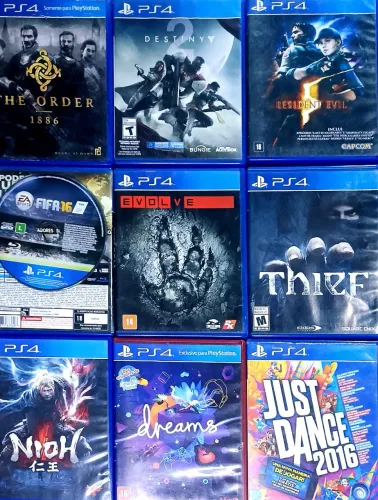 Jogos de ps4 50$ unidade