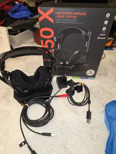 Headset Gamer Sem Fio Logitech G Astro A50 X LIGHTSPEED + Base Station
