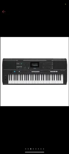 Kit Teclado Musical  Yamaha  E483 Com Fonte