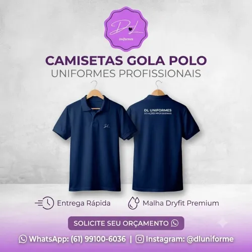 Uniformes Personalizados Camiseta Gola Polo para Empresas e Eventoss