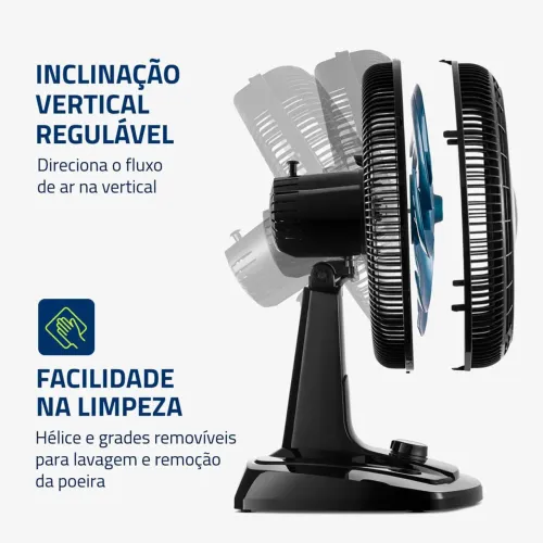 Ventilador Mondial 40cm VTX-40 turbo 8 pás 140w 127v - Novo - Nota fiscal - Garantia
