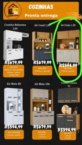 ARMÁRIOS DE COZINHA PRONTA ENTREGA