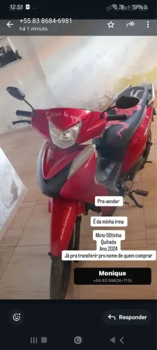 Moto quitada única dona 