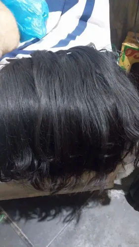 Vendo mega hair humano 37 centimetros 7 telas