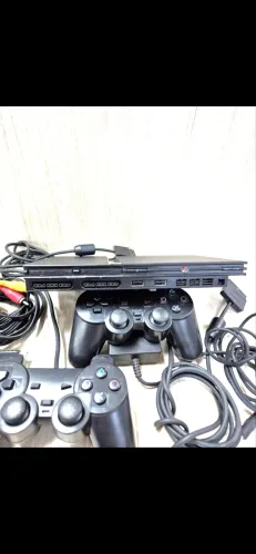 PlayStation 2 Sony Computer Entertainment MODEL SCPH-77006 Completo - 2 Controles