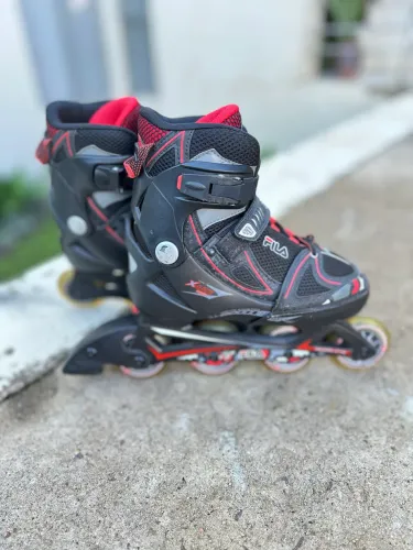 Patins Fila X-One Ajustável Tam 36 Ao 39 (Roller Inline)