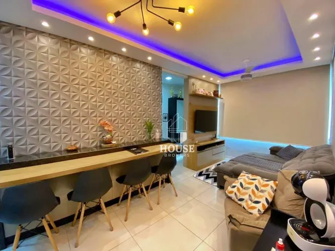 Apartamento com 2 dormitórios para alugar, 52 m² por R$ 3.223,58/mês - Condomínio Portal V