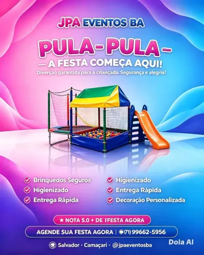 Pula _ pula para festa e eventos em Salvador e lauro