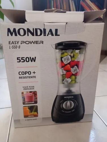 Liquidificador mondial NOVO