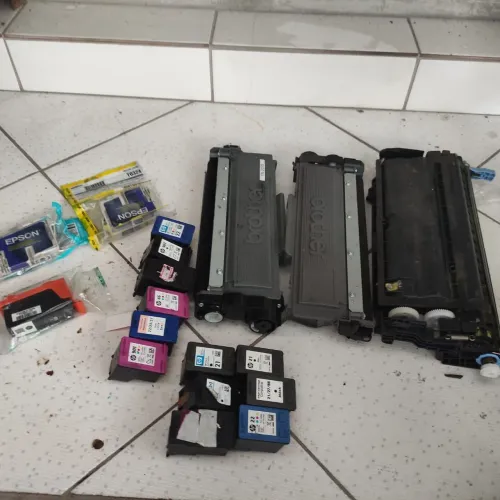 Lote de cartucho e toner de impressora ( o lote 30,00)