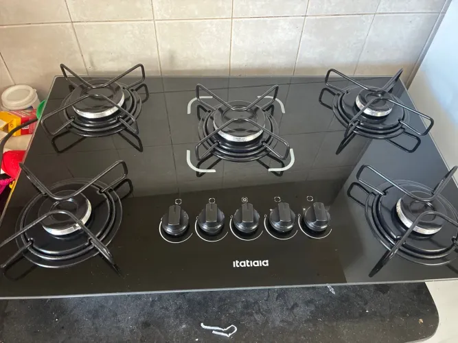 Cooktop 5 bocas novo