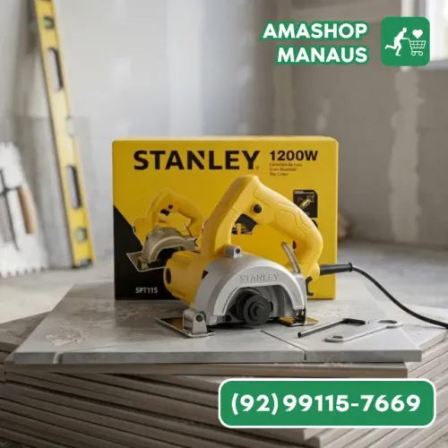 Serra Mármore Stanley 1200W - Corte Preciso e Eficiente