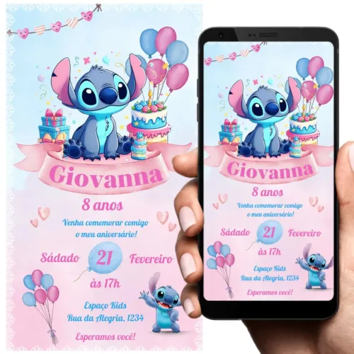 Convite Personalizado Festa de Aniversário 