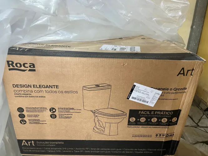 VASO SANITÁRIO NOVO / LACRADO