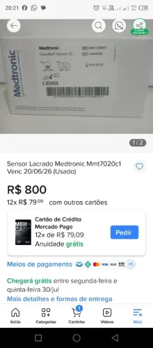 Sensor medtronic 