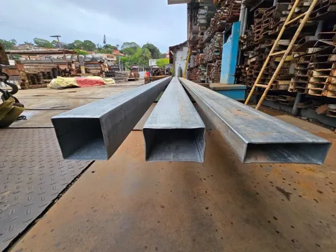 Tubo de ferro Galvanizado/Barra de ferro /Postes de ferro /Ferragem /Tubo 100x100, 120x80