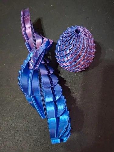 Ovo Dragão 3D Twisty Fidget - Sensorial - Antiestresse 