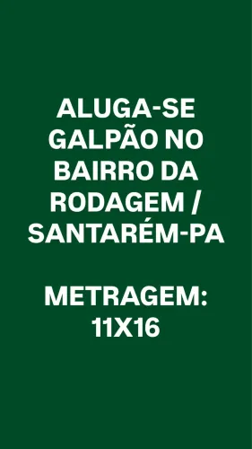 GALPÃO PARA ALUGAR 